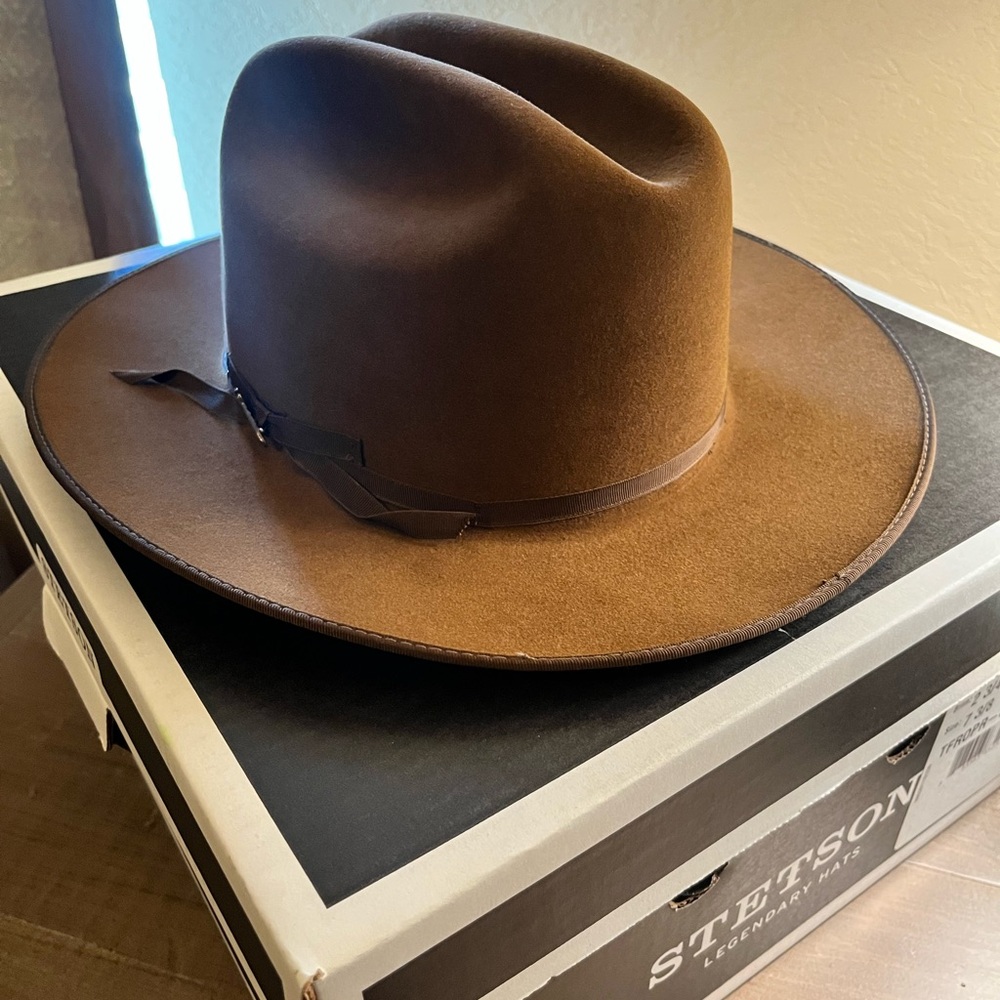 NEW - Stetson - Royal Deluxe Open Road Hat - 7 3/8